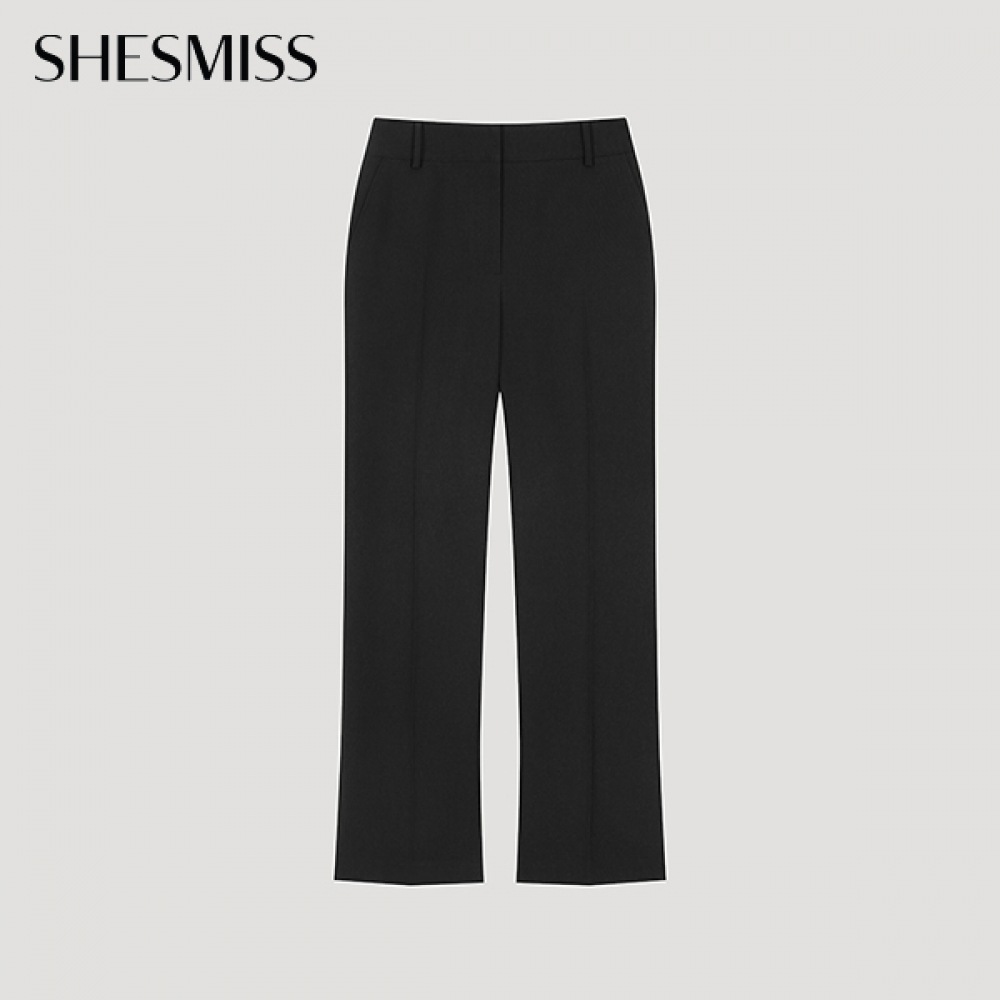 (Shes Miss) バックバンディングブーツカットパンツ_swwslo32050_BK