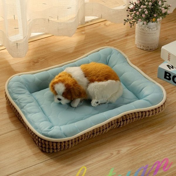 【返品交換不可】 ペットベッド 春夏 犬 猫 ペットクッション ドッグ 室内 おしゃれ かわいい 夏用 小型犬 超小型 ベッド・マット・寝具