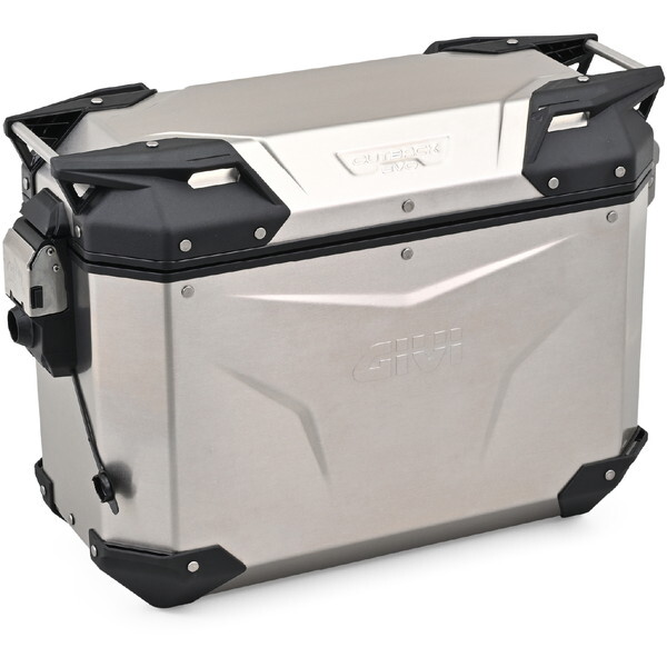 D61283 GIVI ジビ バイク用サイドケース 37L アルミ製 キーシリンダー別売 TREKKER OUTBACK EVO SMARTシリーズ OBKEV37AR 右側用 シルバー