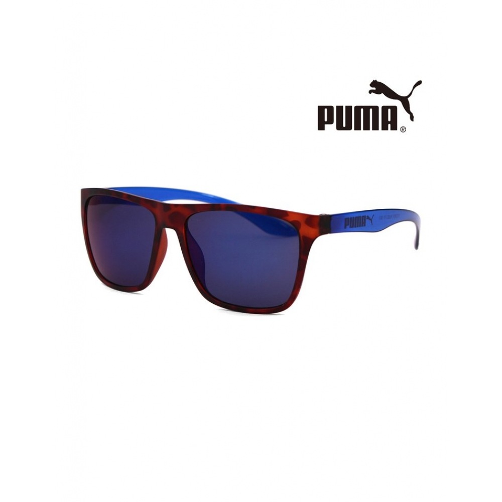 プーマ PU0017S 003 スクエアホーンリムミラー軽量サングラス 6,304円