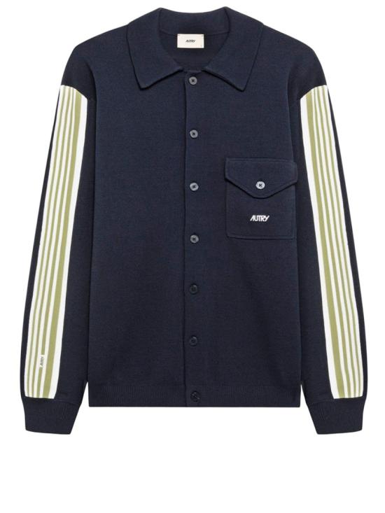 AUTRY Men Jacket JAPM026BKNITBLUE Black