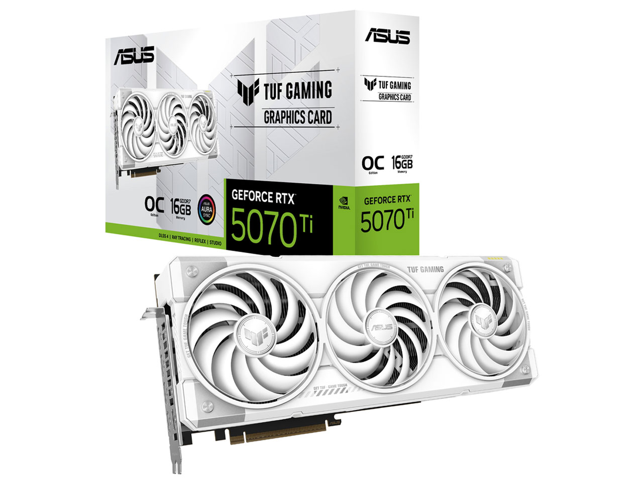 TUF-RTX5070TI-O16G-WHITE-GAMING [PCIExp 16GB]　即納可能　カード決済OK