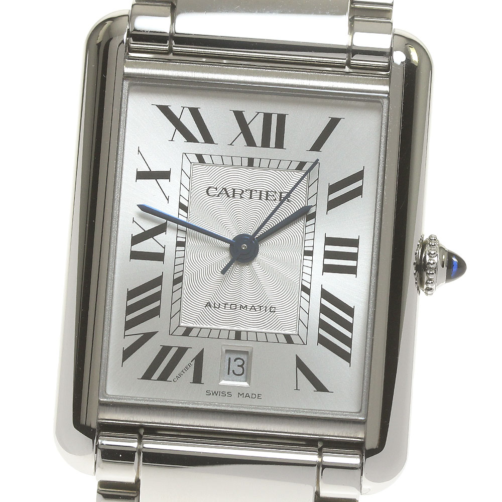 カルティエ CARTIER WSTA0053 タンクマスト XL デイト 自動巻き メンズ 良品 箱付き_846878【中古】 325,215円