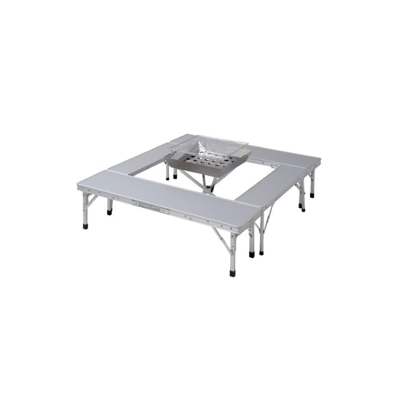 【即納】[キャンパーズコレクション 山善] ファイアープレイステーブル FPT-100(SL)