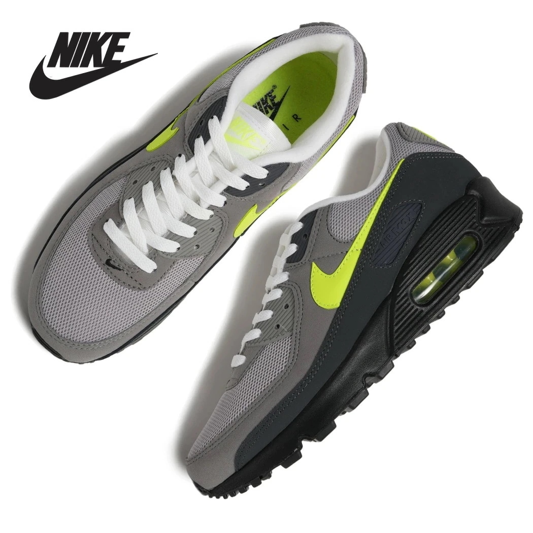 NIKE ナイキ AIR MAX 90 エアマックス スニーカー NEON YELLOW ( ネオン イエロー ブラック グレー 95 イエローグラデ メンズ IQ0289-010 )