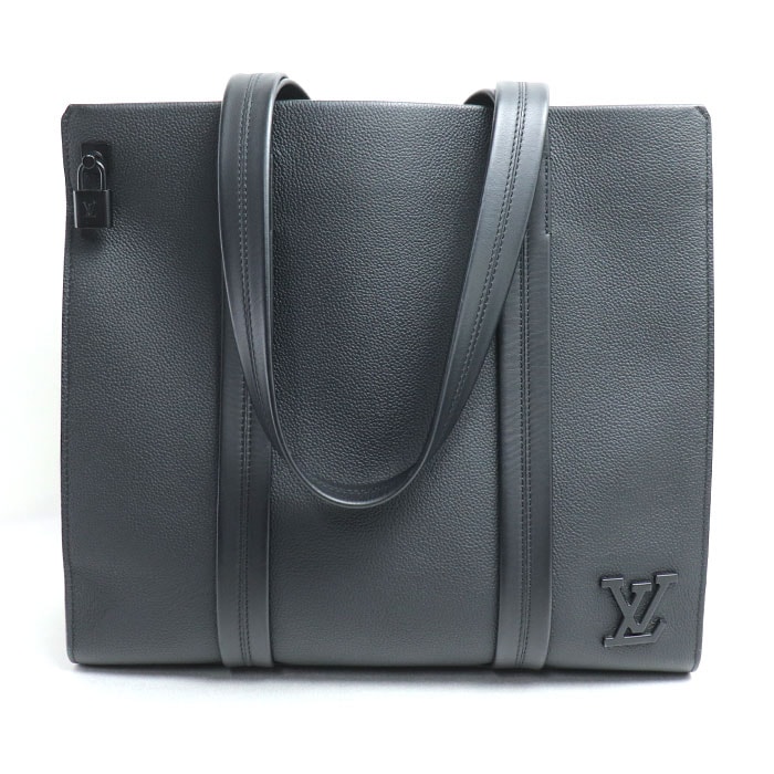LOUIS VUITTON ルイ・ヴィトン テイクオフ トート トートバッグ アエログラム ブラック M57308 ICチップ メンズ 中古