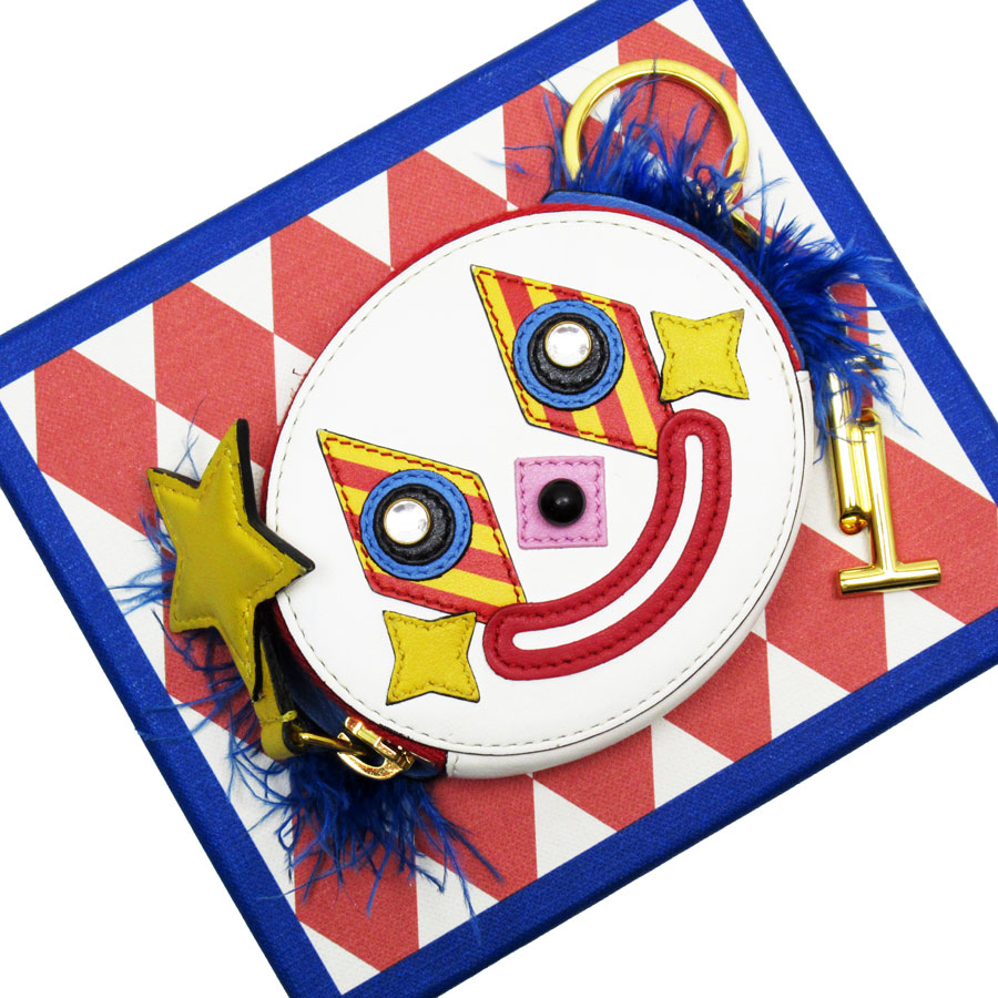 トッズ TOD’S コインケース レザー ホワイトマルチカラー ユニセックス t19200a