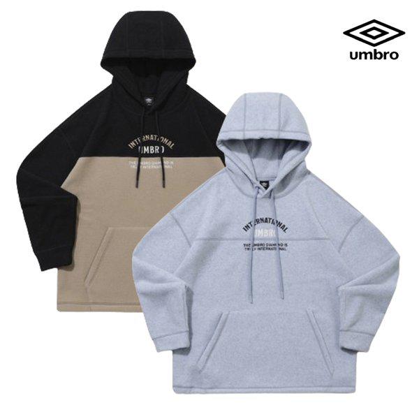 [] 25FW ストア版 男女共用 Tシャツ プラスフリース レタリング フード付き Tシャツ UQ423CHDN1