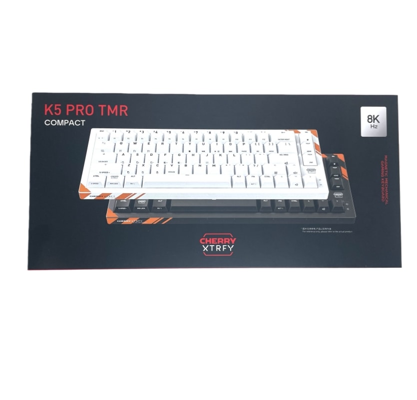 CHERRY XTRFY K5 Pro TMR 有線磁気キーボード 白（しろ）TMR磁気スイッチ技術