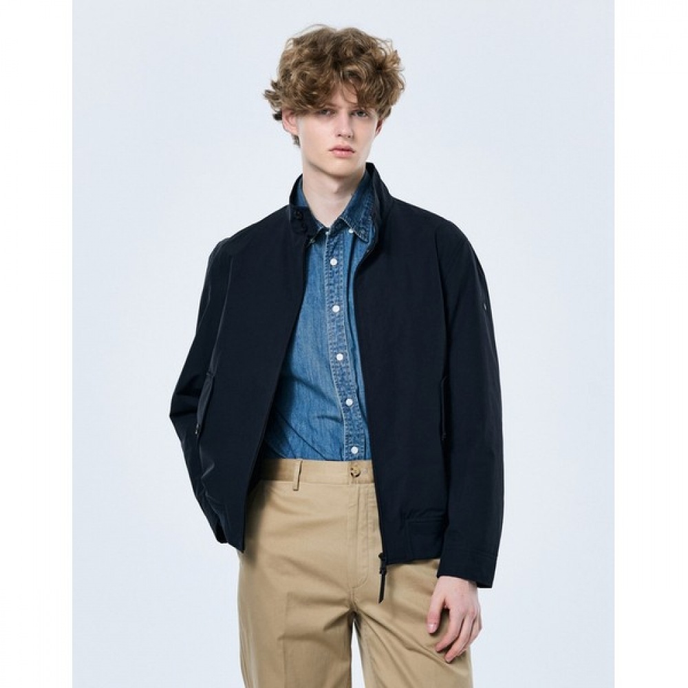 [ヘッジス] 25SS ネイビーヘリントンジャケット HZJU5A201N2