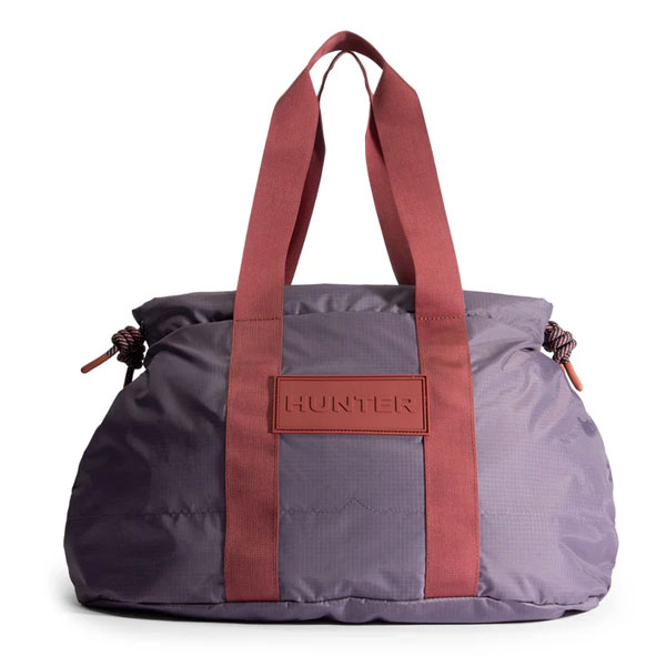 ハンター HUNTER トラベル リップストップ ホールドオール シルバー ホイル バッグ UBW3603NRS-DRG