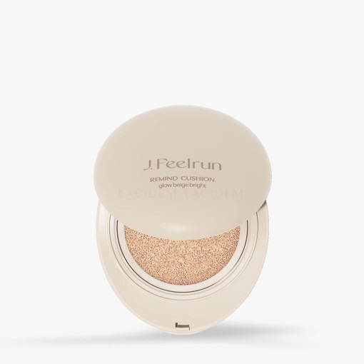【韓国正規品発送】J FEEL RUN リマインドクッショングローベージュ 15g SPF50+ PA+++ 水光輝 + マスクパック追加贈呈