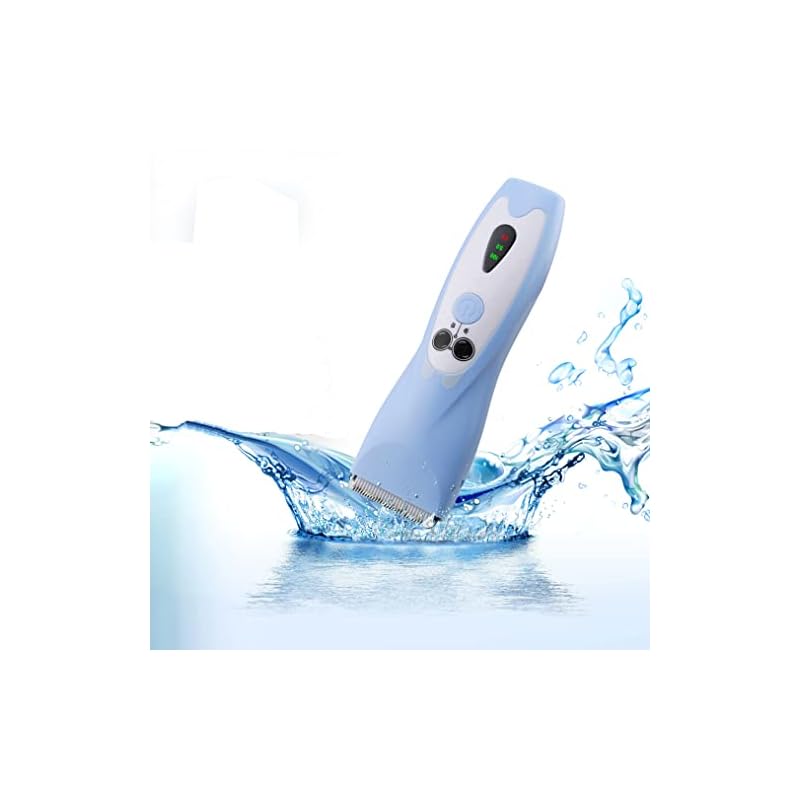 AMOBEBE バリカン こども用 散髪 防水 充電 LED液晶 日本語説明書付き PSE証明書を持つアダプタを 含めて