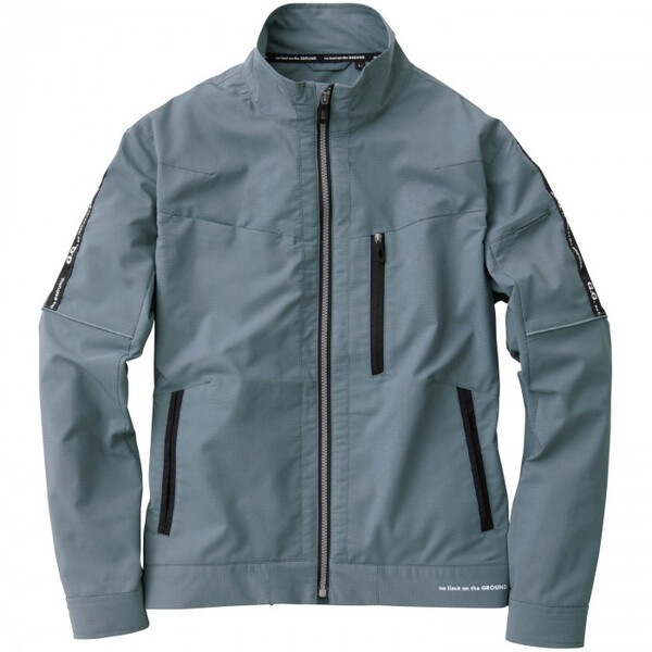 8018-00 長袖ブルゾン Mサイズ グレー(7) G.G.