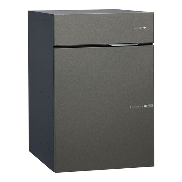 ユニソン 324011180 ヴィコ DB 100 ポスト有 左開 後出 メタルグレー 宅配ボックス メーカー直送