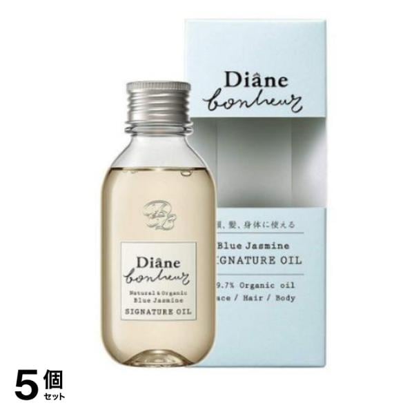 モイストダイアン ボヌール シグネチャーオイル ヘア&ボディ ブルージャスミン 100mL 5個セット