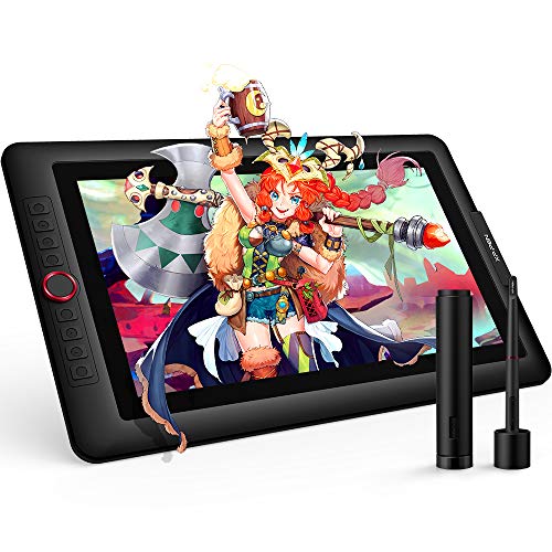 XP-Pen 液タブ 傾き検知 筆圧8192レベル 色域88%NTSC 15.6インチ フルHD IPS液晶 Artist15.6 Pro