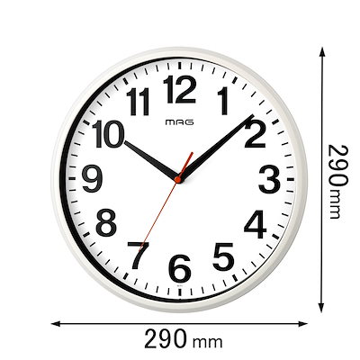 他サイト： ノア精密 掛け時計 NOA MAG 掛時計 シューレ W-771WH-Zの商品画像