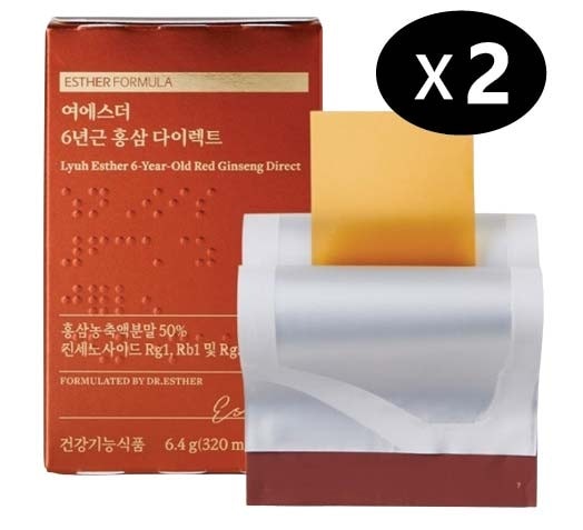 6年根紅参ダイレクト 320mg x 20枚 (6.4g)