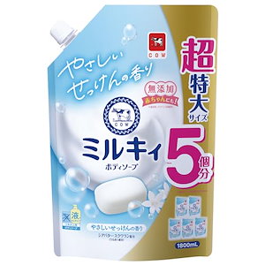 ミルキィボディソープやさしいせっけん 詰替 １８００ＭＬ