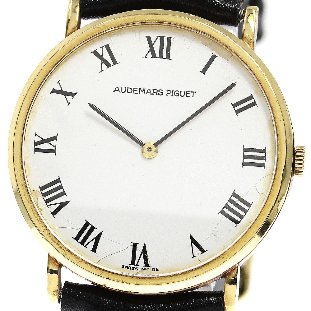 オーデマ・ピゲ AUDEMARS PIGUET K18YG Cal.2080 手巻き メンズ _750382【中古】