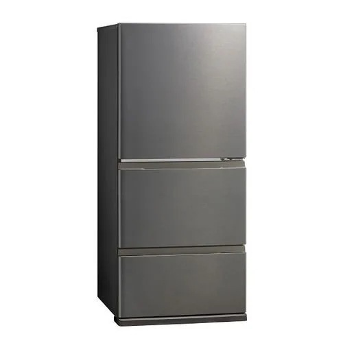 アクア 冷蔵庫 262L 右開き 3ドア 幅60cm スタイリッシュデザイン 真ん中冷凍室 自動製氷 AQR-S26R シルバー系