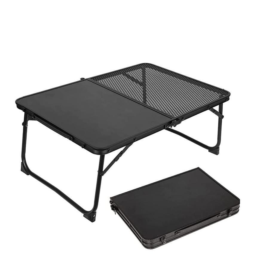 メッシュキャンプテーブル 折りたたみ 軽量 ローテーブル Welina アウトドア/BBQに 通気メッシュで熱に強い コンパクト収納
