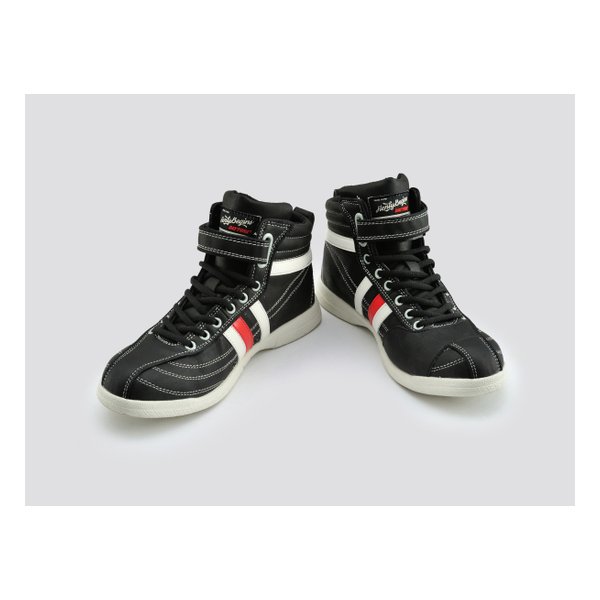 ライディング シューズ HBS-001 SAFE シューズ ブラック/ホワイトレッドライン 27.0cm D99067