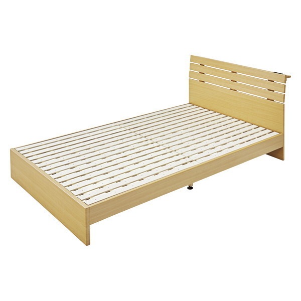 B-80SD-NA ナチュラル セミダブルベッド メーカー直送