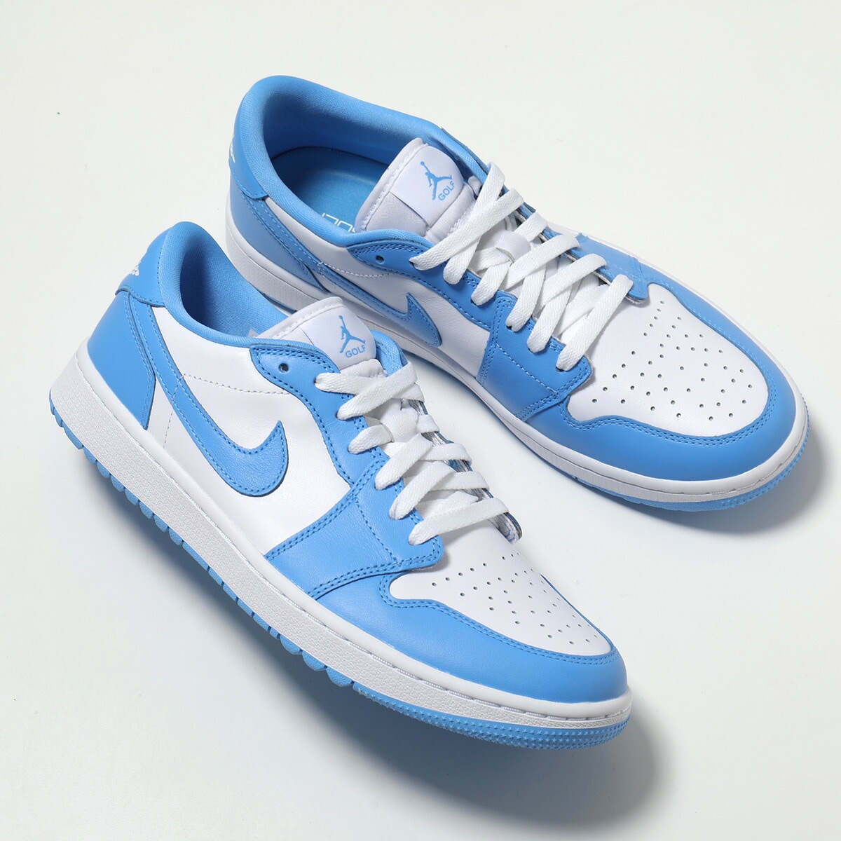 NIKE ナイキ スニーカー AIR JORDAN 1 LOW GOLF エア ジョーダン ゴルフ DD9315-100 メンズ ローカット シューズ 靴 BLANC-BLUE-CAROLINA