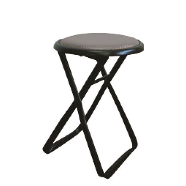 折りたたみ椅子 6脚セット ブラックブラック 幅32cm 日本製 スチールパイプ キャプテンチェア