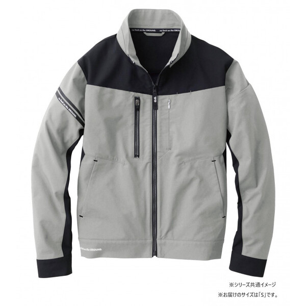 8042-00 長袖ブルゾン Sサイズ グレー(7) G.G.