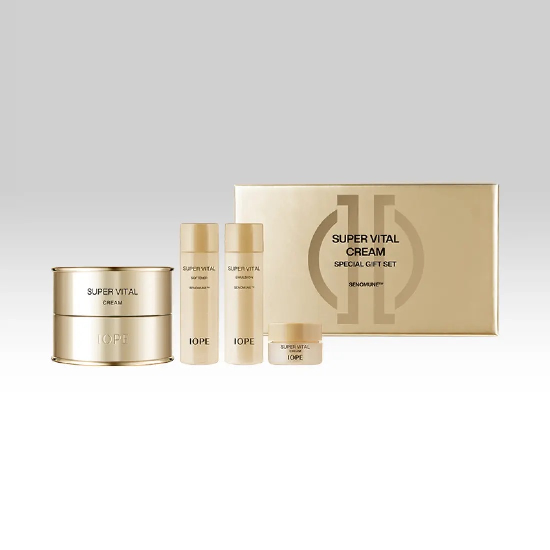 スーパーバイタルクリームリッチ(企画セット) 50ml (Softner20ml + Emulsion 20ml + Cream 3ml) ::クリーム / スムーズ / 企画 - 吸収