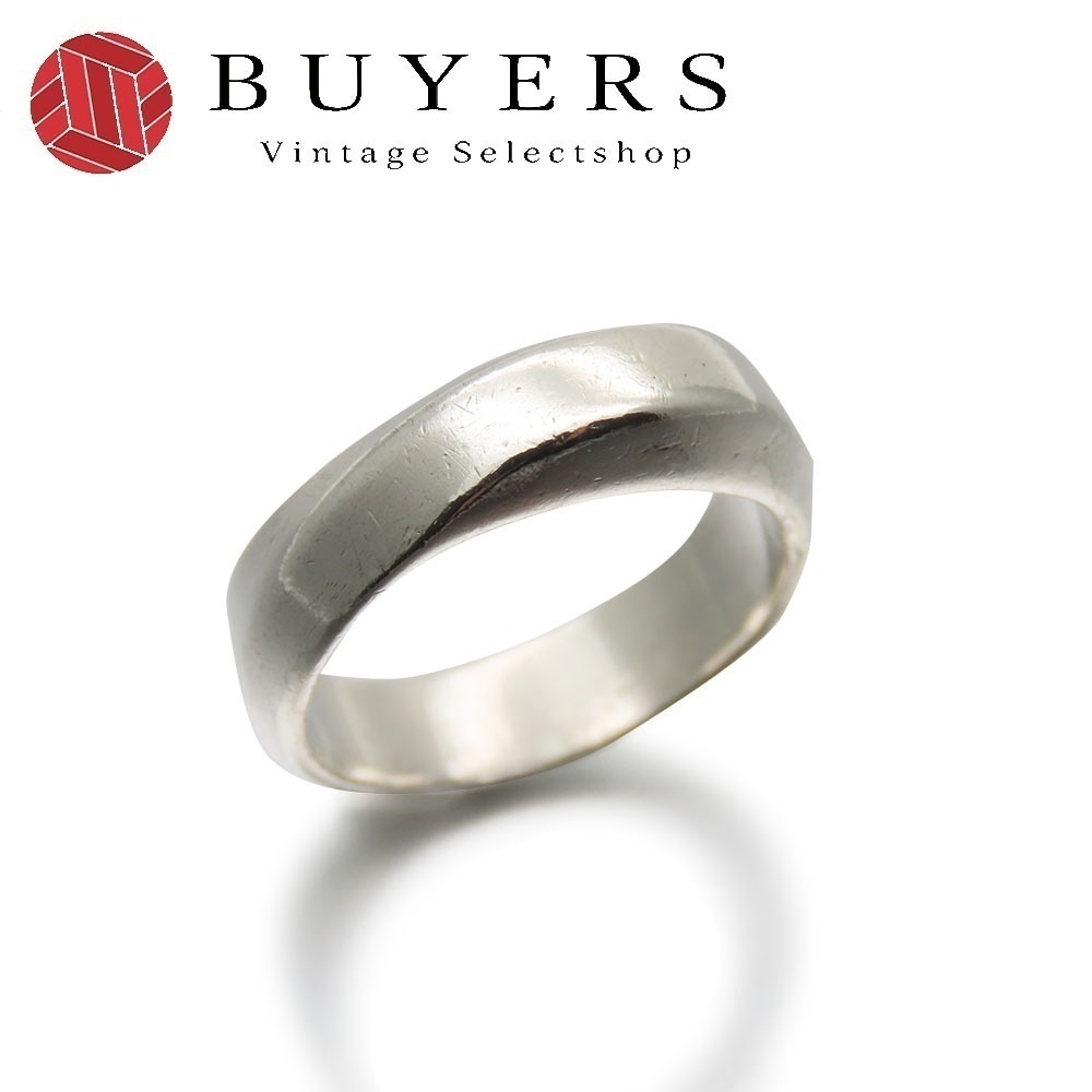 中古 リング・指輪 ナイフエッジ シルバー925 約4.5g シルバー 約＃10 アクセサリー シンプル レディース 女性