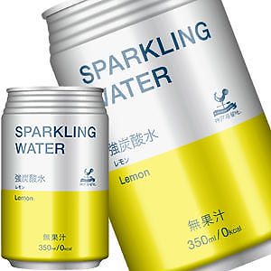 神戸居留地 スパークリングウォータレモン 350ml缶72本［24本3箱］［賞味期限：3ヶ月以上］［送料無料］