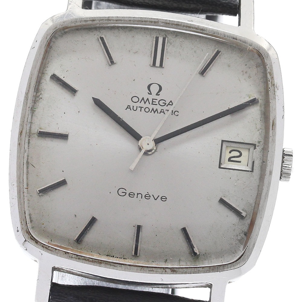 オメガ OMEGA 162.0060 ジュネーブ スクエア Cal.1012 デイト 自動巻き メンズ _886354【中古】