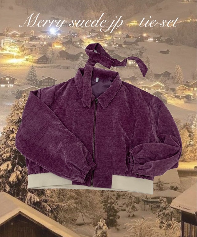 Merry suede jp [tie set]