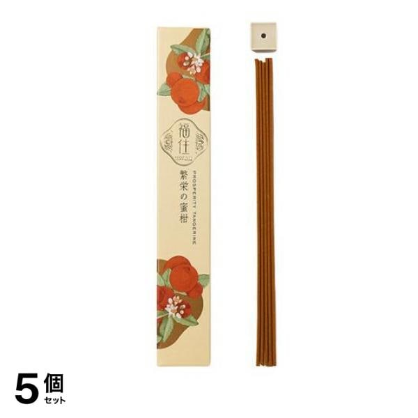 日本香堂 福住 (ふくずみ) 繁栄の蜜柑 香立付 40本入 5個セット 5,725円