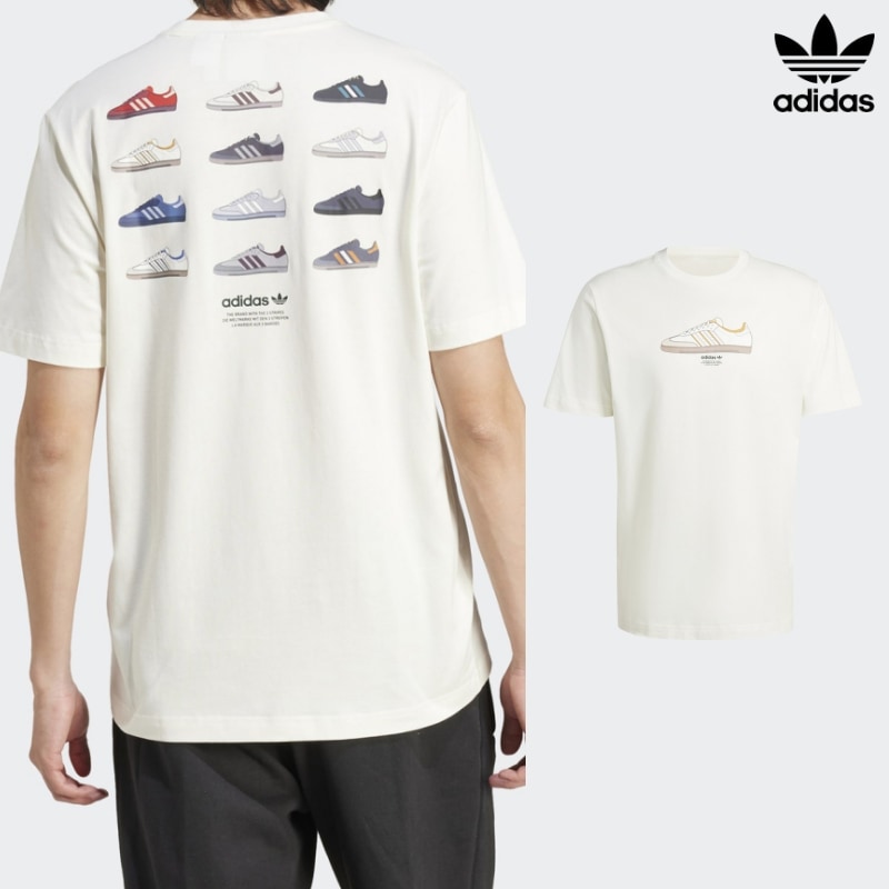 [ADIDAS] アディダス トレーニング サプライ スポーツ 半袖Tシャツ オフホワイト / SPORT 3 WHITE