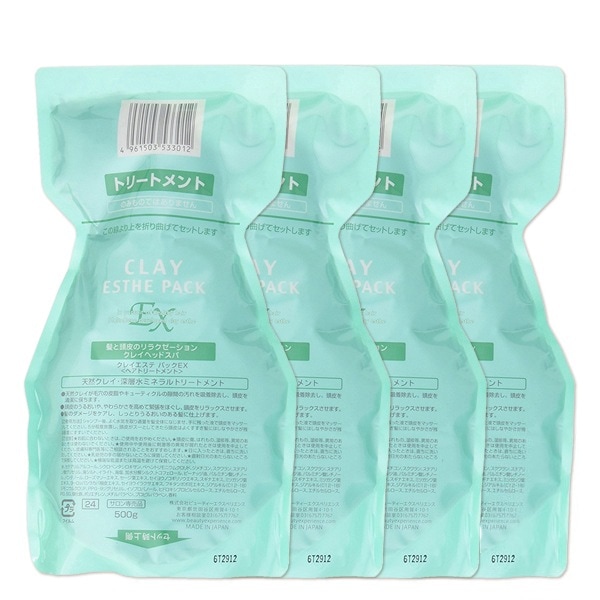 クレイエステ パック EX 500g 詰め替え 4個 セット