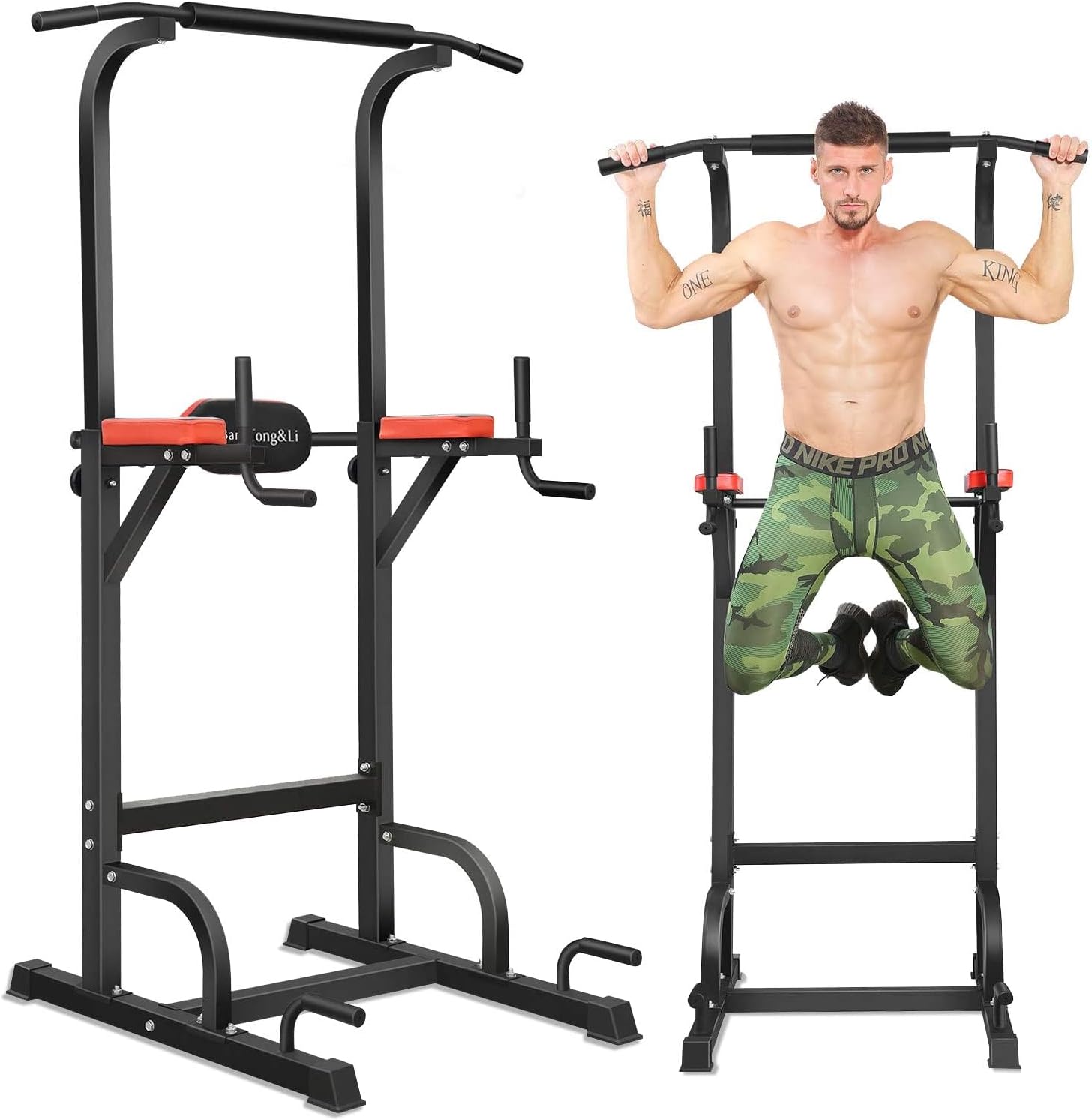BangTong&Li ぶら下がり健康器 マルチジム 懸垂マシン 耐荷重150kg 懸垂 器具 筋肉トレーニング 背筋 腹筋 大胸筋 懸垂バー