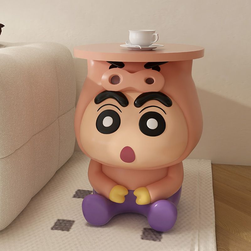 ぶりぶりざえもんテーブル　42cmぐらい ぶりぶり左卫门 と クレヨンしんちゃんテーブル