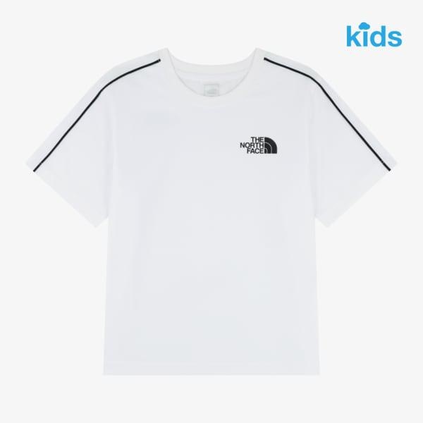 キッズ オルトレイン半袖Tシャツ NT7US10T WHITE