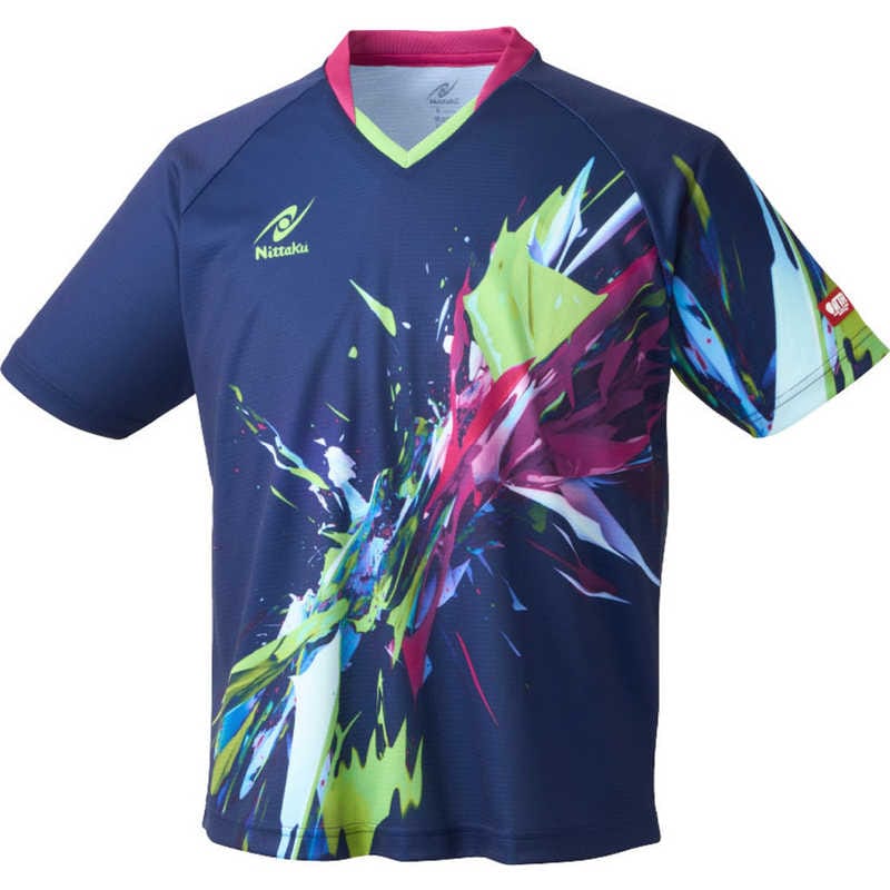 ニッタク　卓球用品 Nittaku ユニセックス ブライトバーストシャツ ネイビー J150　NW2218 7,293円
