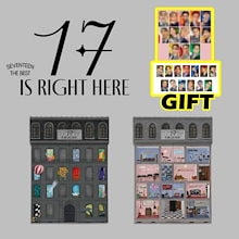 【CU, OLIVEYOUNG 限定特典フォトカードつき】 SEVENTEEN BEST ALBUM [17 IS RIGHT HERE] (HERE, HEAR Ver) セブチ