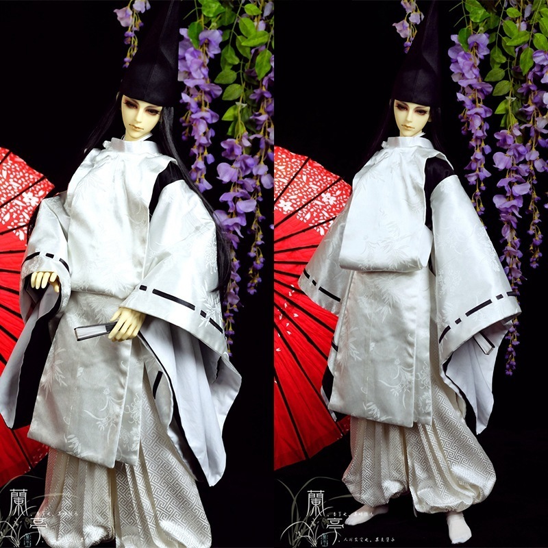 BJDドール衣装セット 着物 和風 狩衣 尺素 YOSD/MSD/SD/SD17/70cm人形用