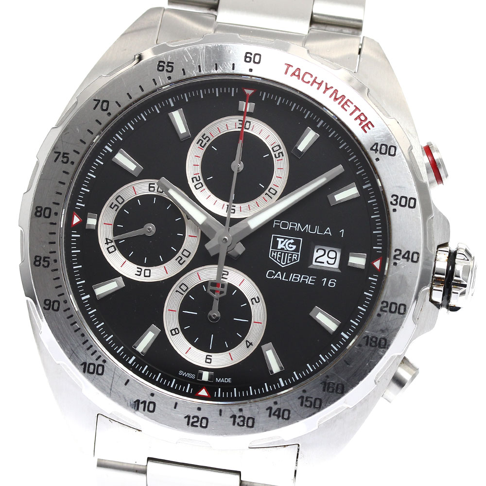 タグホイヤー TAG HEUER CAZ2010-0 フォーミュラ1 キャリバー16 クロノグラフ 自動巻き メンズ 保証書付き_889069【中古】