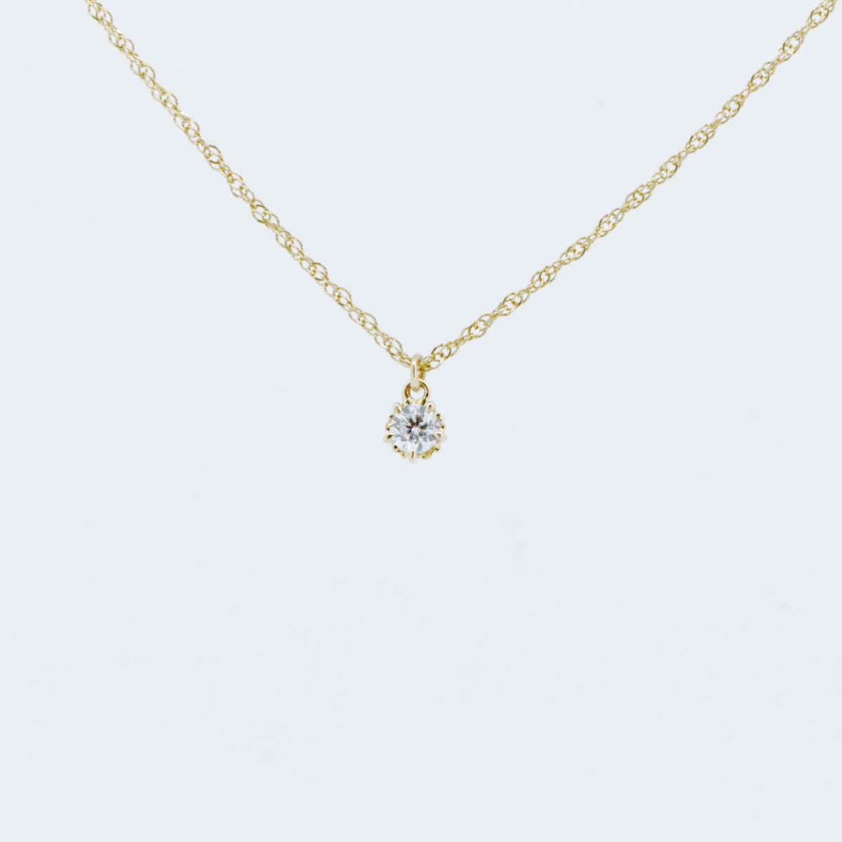 ダイヤモンド ネックレス 0.10ct K18YG(18金 イエローゴールド) 質屋出品