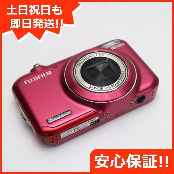 超美品 FinePix JX400 レッド FUJIFILM デジカメ 77