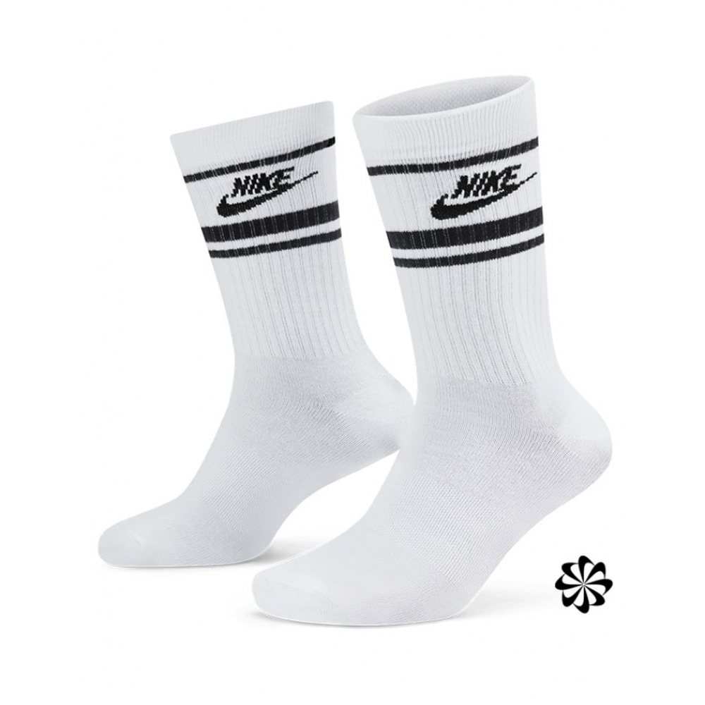 ナイキエッセンシャルエコフレンドリー素材ソックス 3P